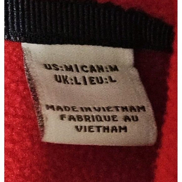 Chik Fil A Red Full Zip Team Fleece Jacket Size M  Unisex Oobe Workwear Employee - Picture 4 of 7